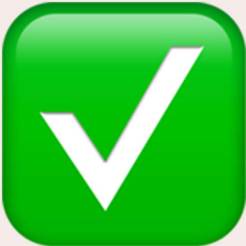 Green checkmark emoji