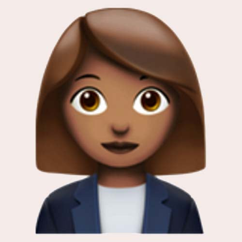 Black woman emoji